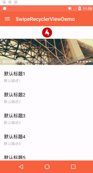 BGARefreshLayout-Android 界面截图