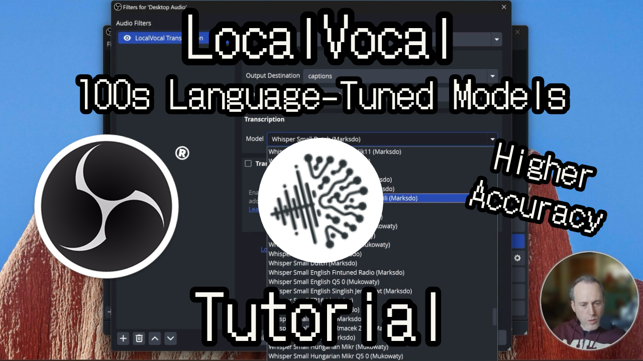 obs-localvocal 界面截图