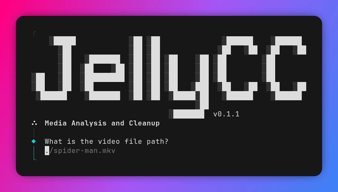 jellycc-cli 主界面