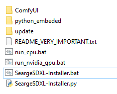 SeargeSDXL 主界面