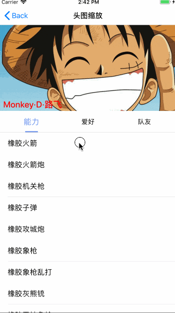 JXPagingView 主界面