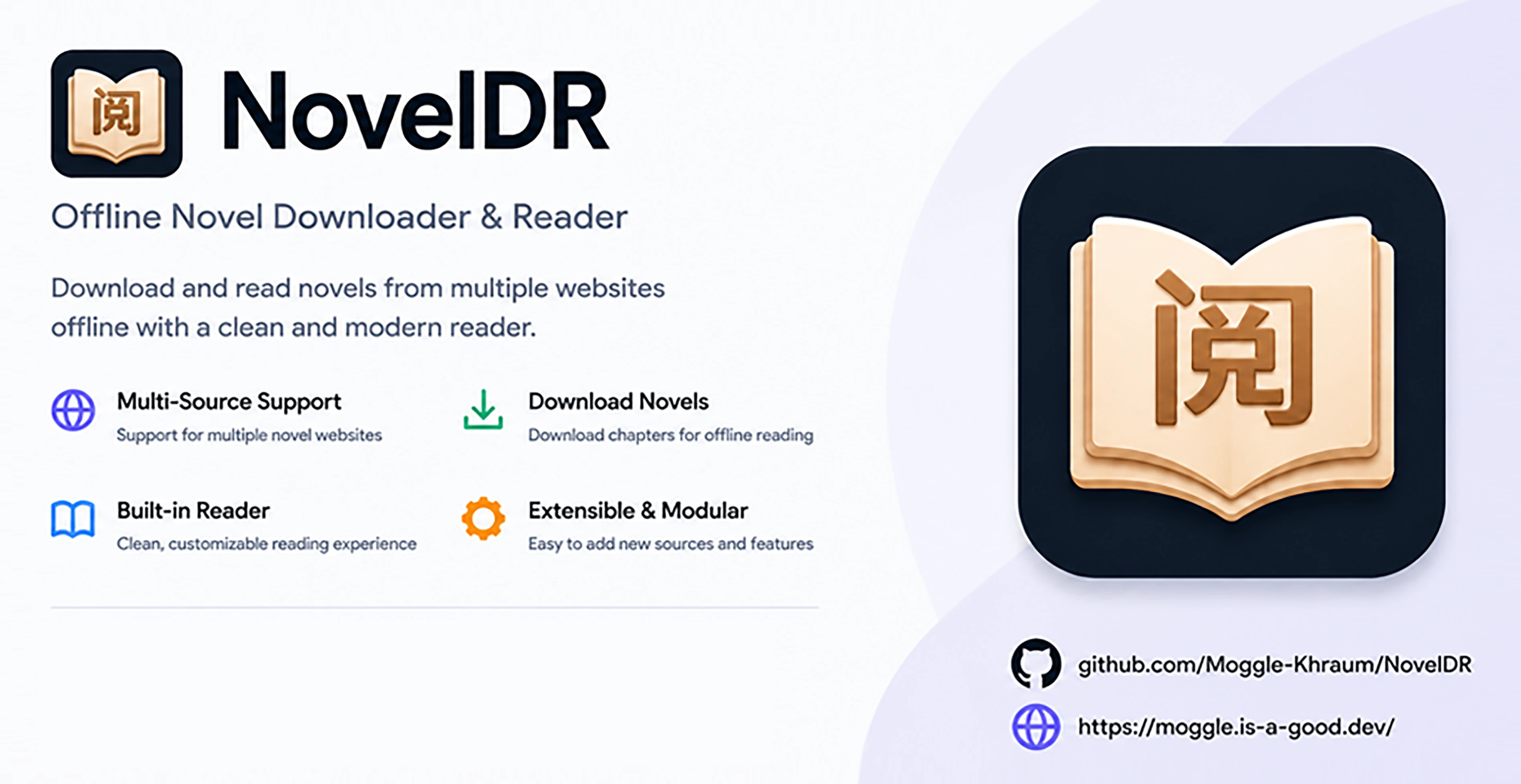 NovelDR 主界面