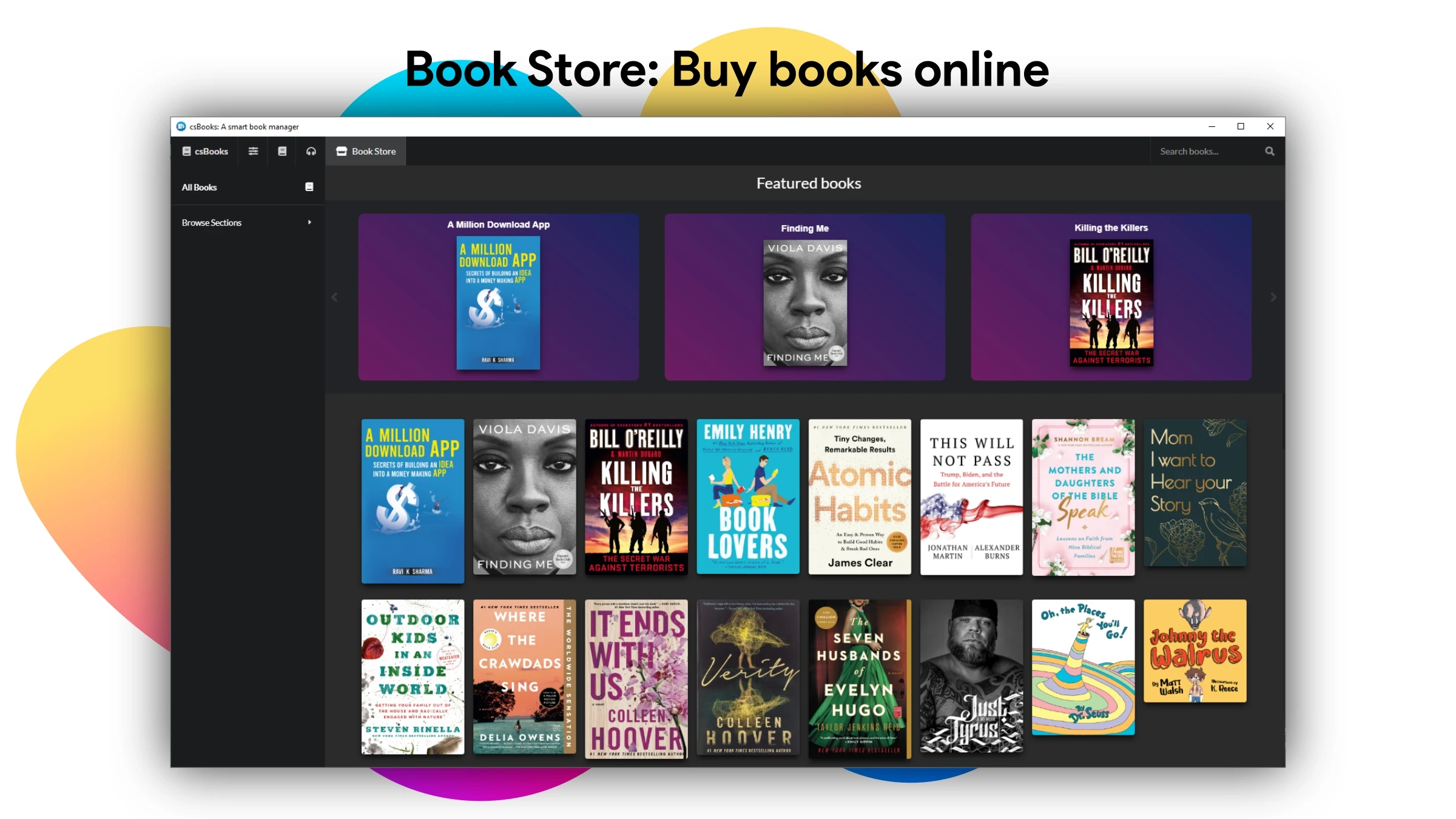 csBooks-updates 界面截图