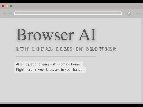 BrowserAI 主界面