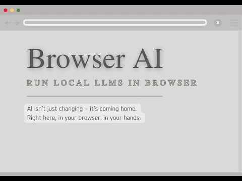 BrowserAI 主界面