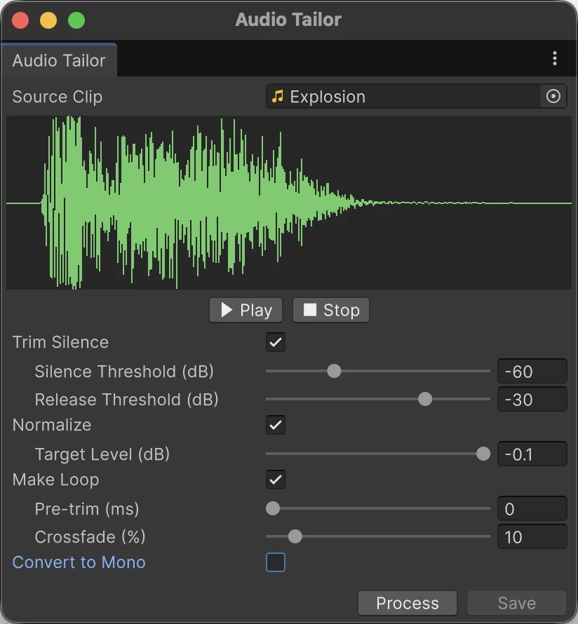 AudioTailor 主界面