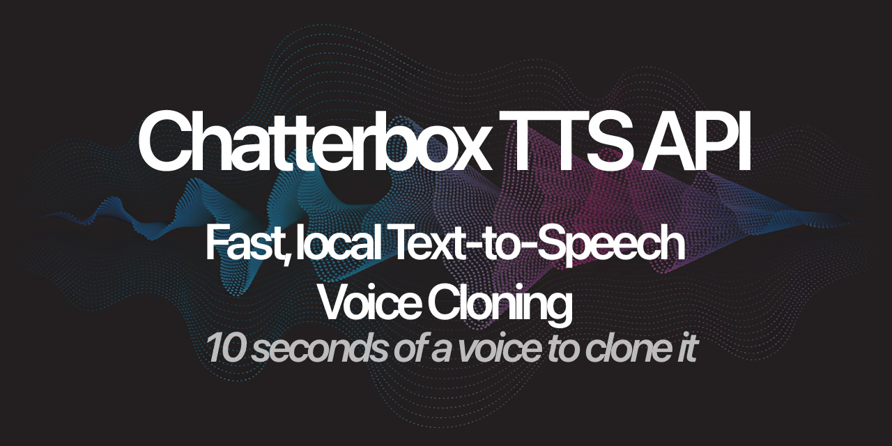 chatterbox-tts-api 主界面