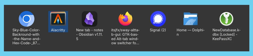 sway-alttab-gui 主界面