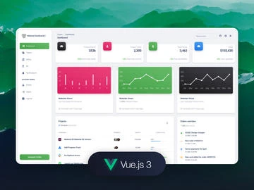 material-dashboard 界面截图