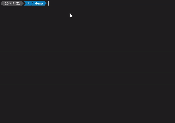 cli 界面截图
