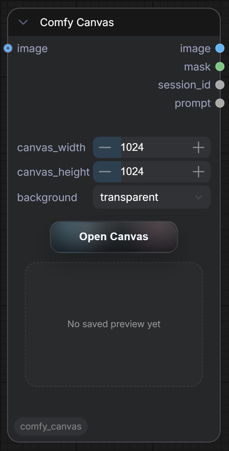 Comfy-Canvas 界面截图