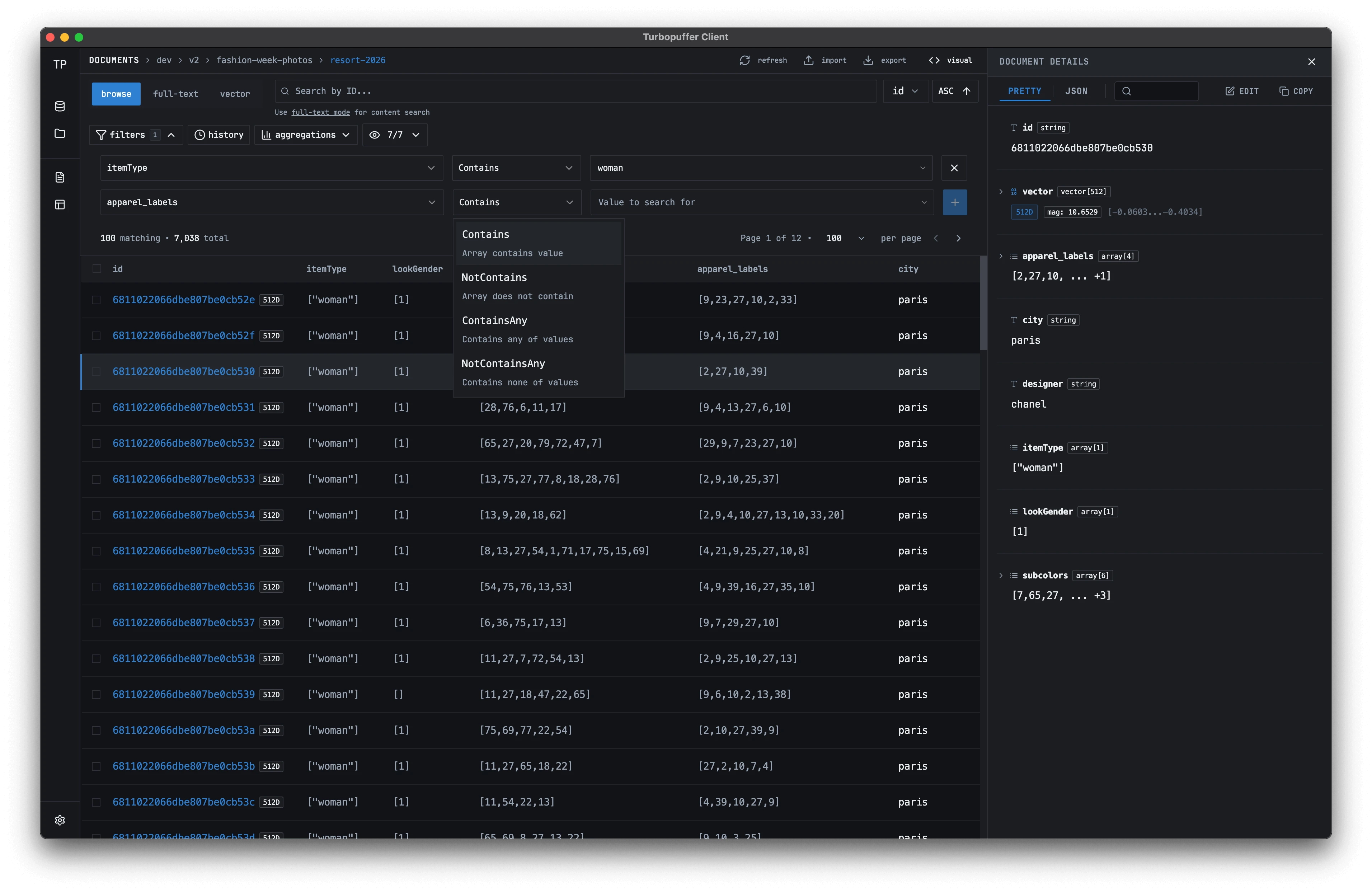 turbopuffer-gui 界面截图
