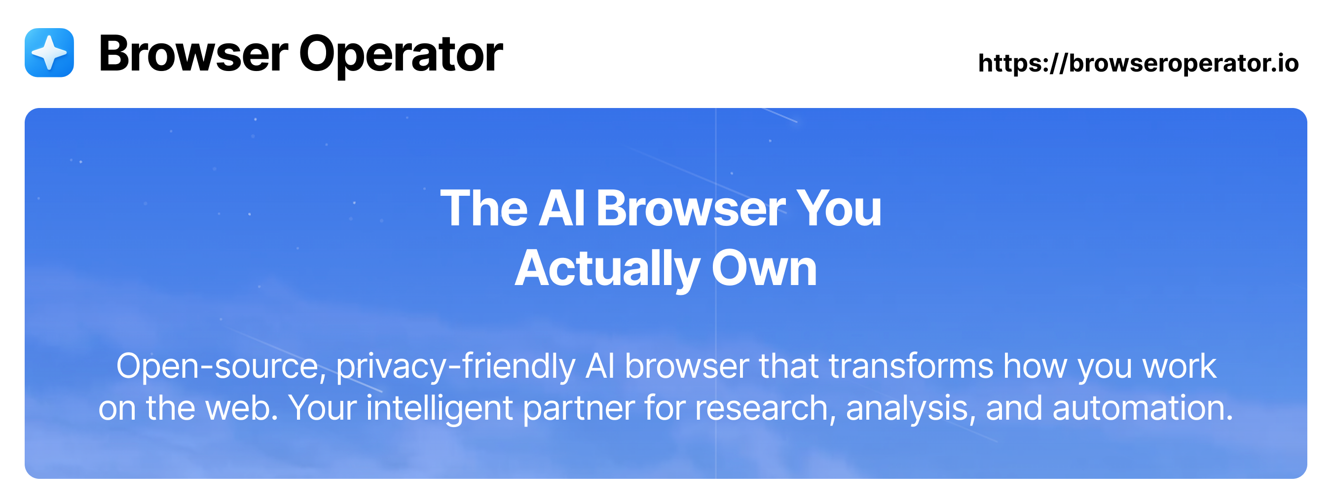 browser-operator-core 主界面