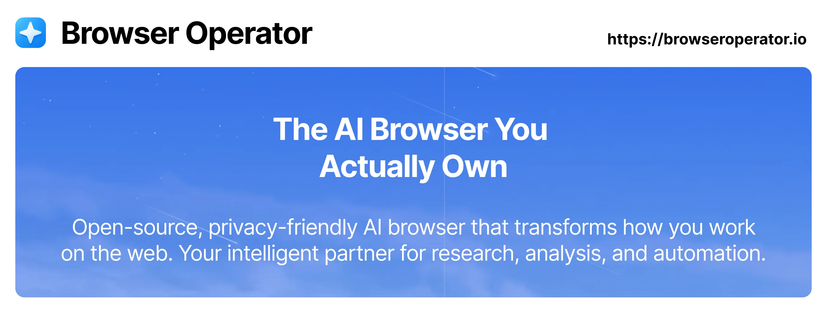 browser-operator-core 主界面