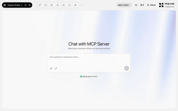 mcp-use 界面截图