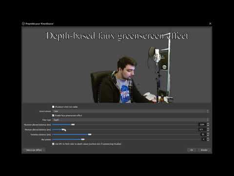 obs-kinect 界面截图