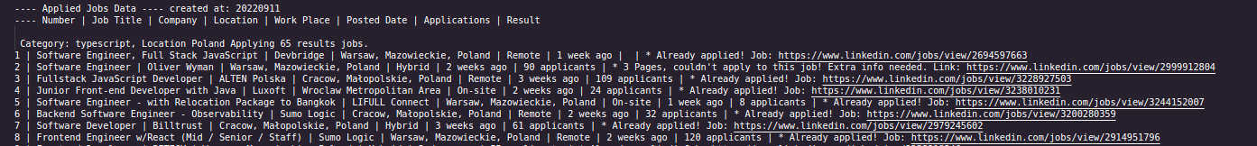 EasyApplyJobsBot 界面截图