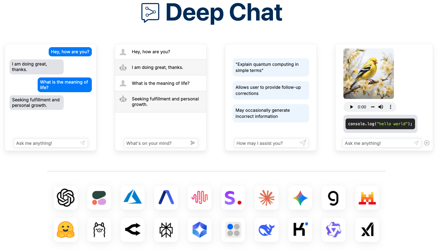 deep-chat 主界面