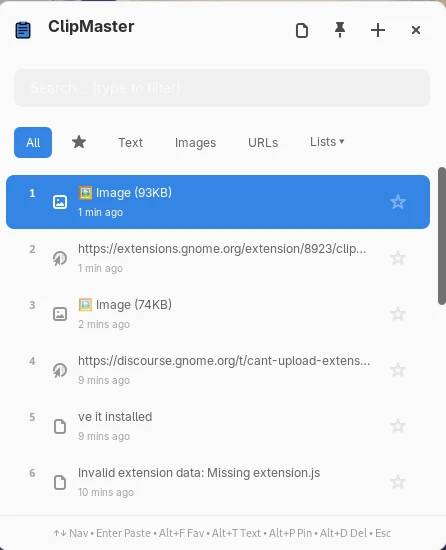 ClipMaster 主界面