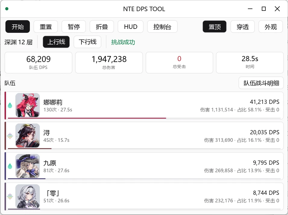 nte-dps-toolkit 主界面
