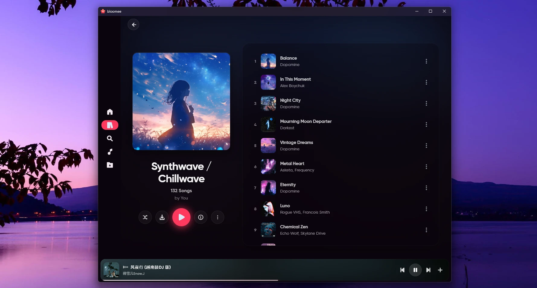 BloomeeTunes 界面截图