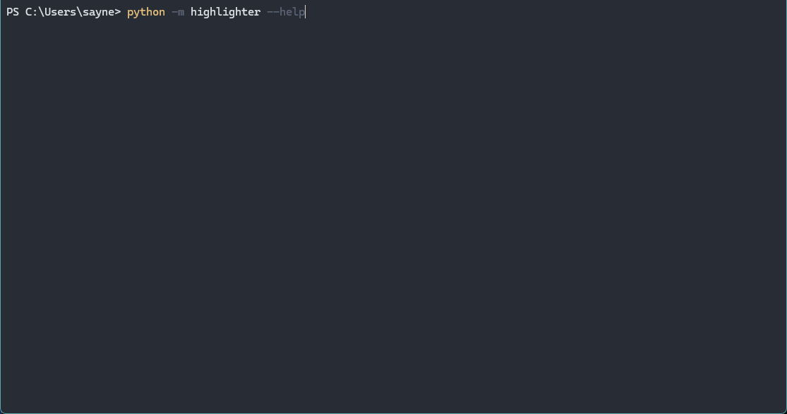 auto-highlighter 界面截图