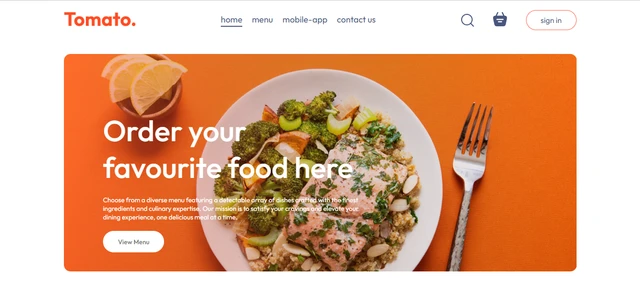 Food-Delivery 主界面