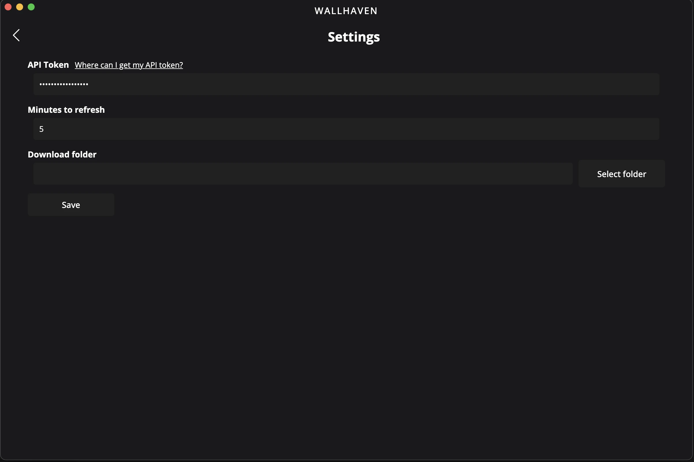 wallhaven-desktop 界面截图