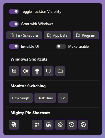 MightyPie 界面截图