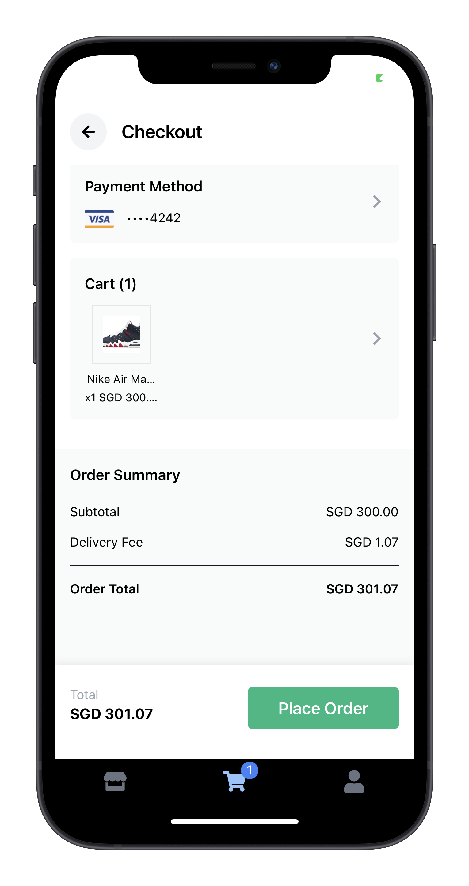 storefront-app 界面截图