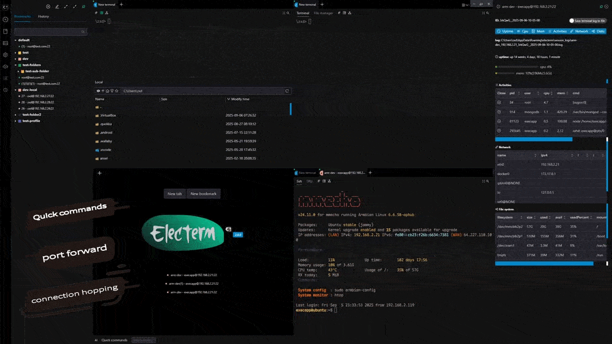 electerm 功能演示