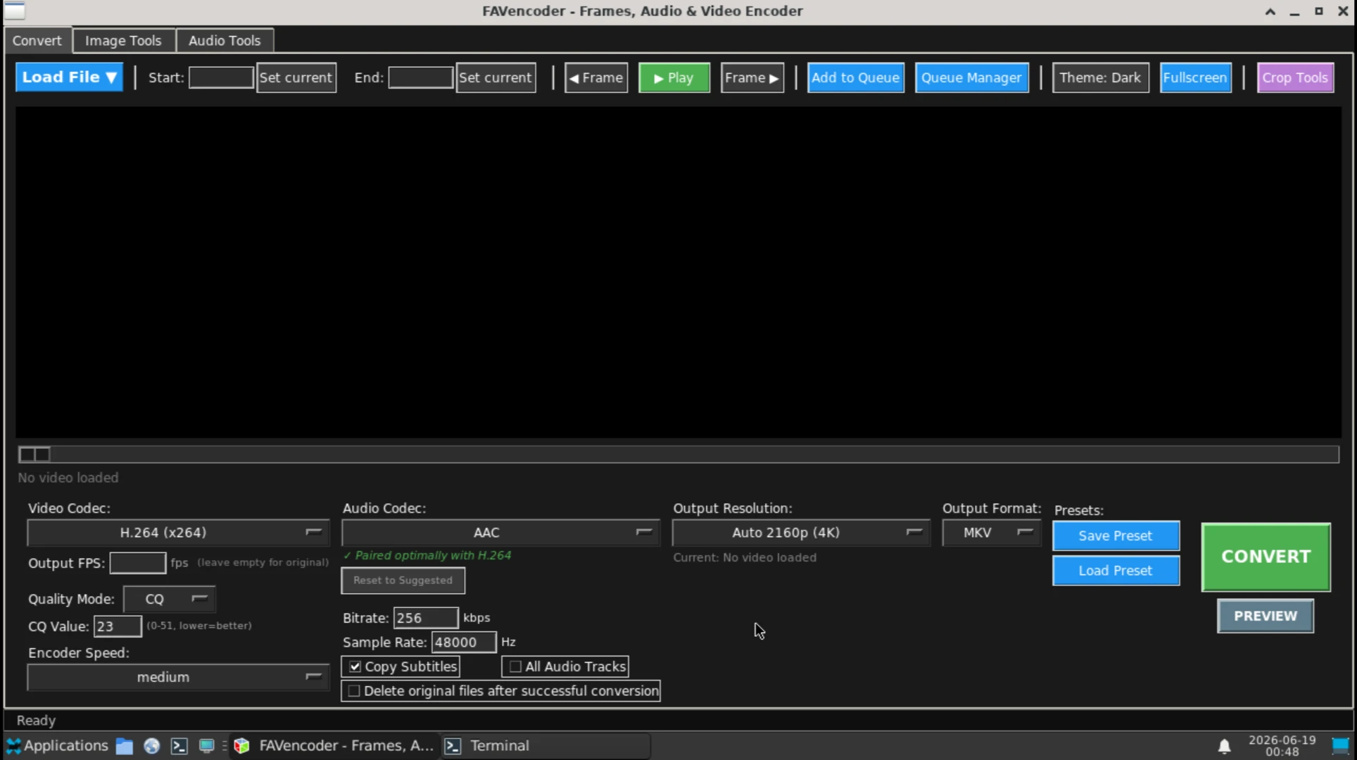 favencoder 主界面
