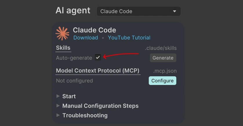 Unity-MCP 界面截图