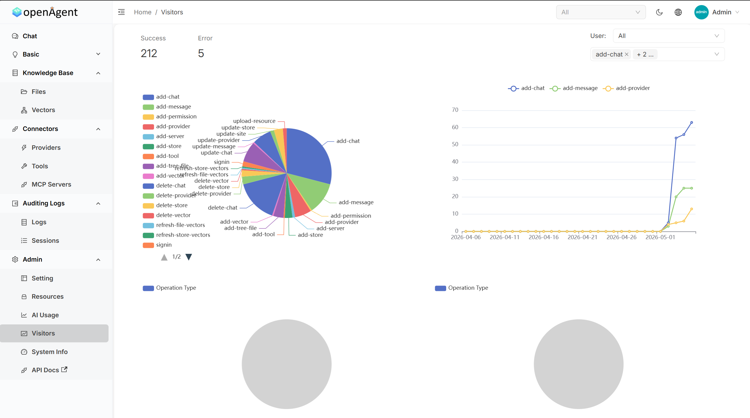 openagent 界面截图