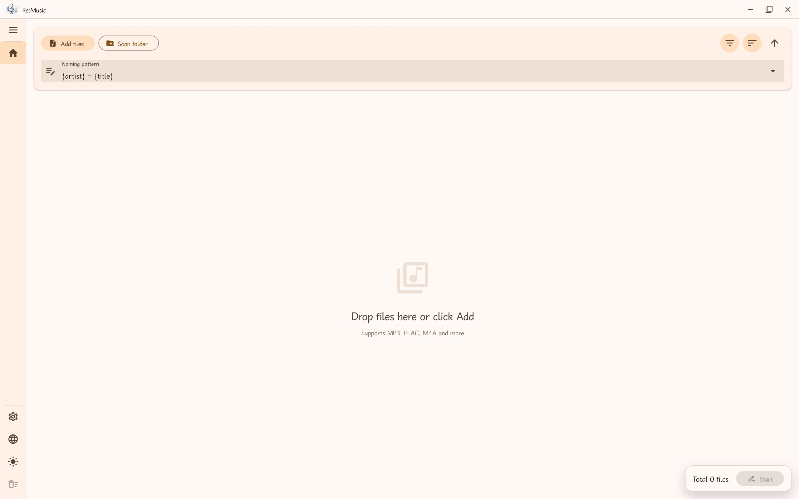 Re-Music 界面截图