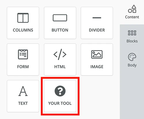 angular-email-editor 界面截图