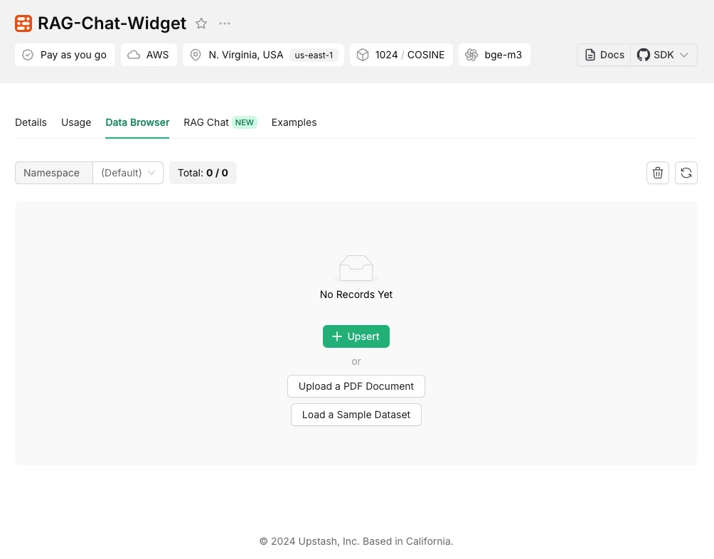 rag-chat-component 界面截图