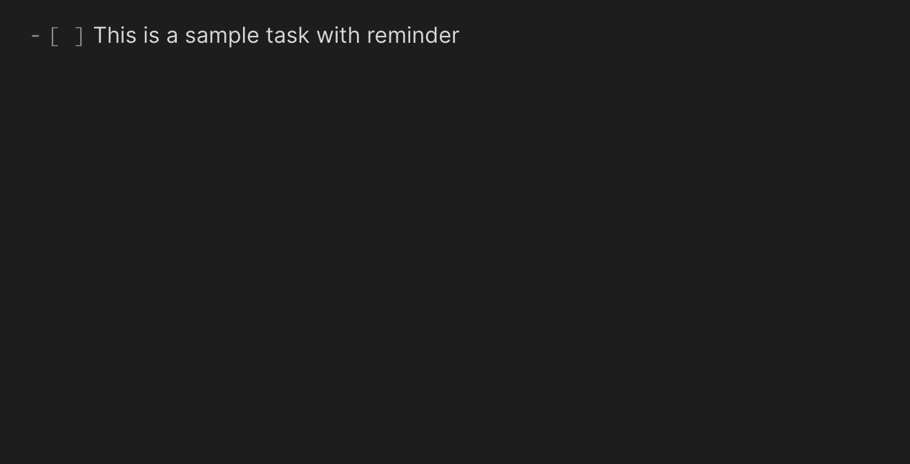 obsidian-reminder 主界面