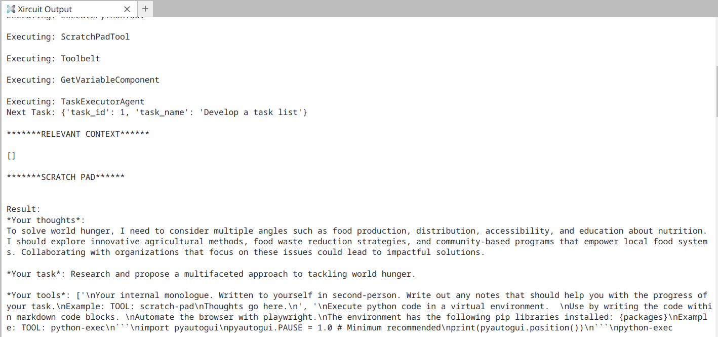 xai-gpt-agent-toolkit 界面截图