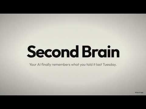 second-brain-cloudflare 主界面