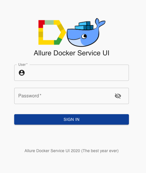 allure-docker-service 主界面