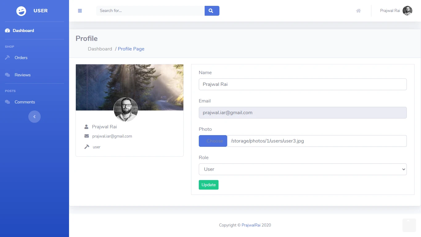 Complete-Ecommerce-in-laravel-10 界面截图