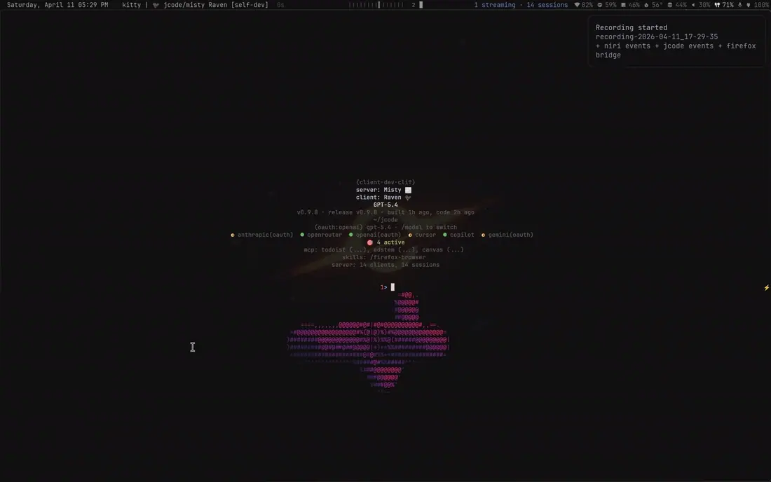 jcode 主界面