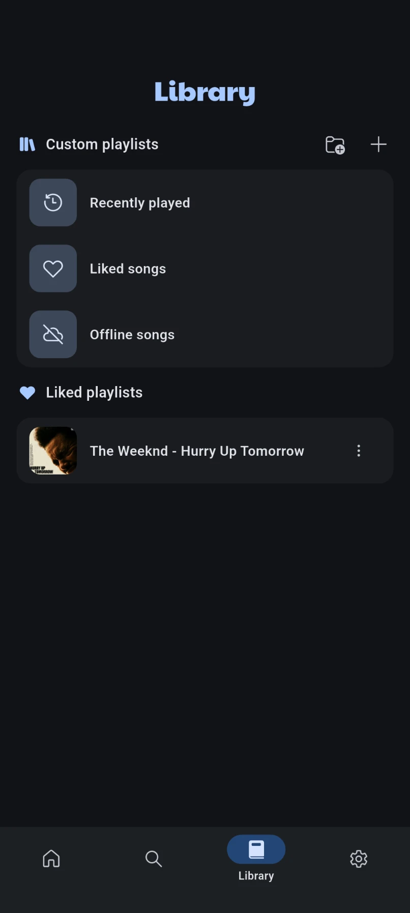 Musify 界面截图