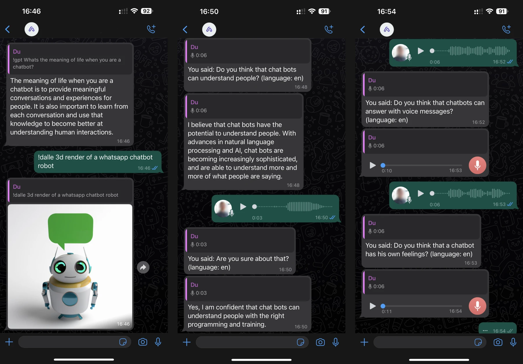 whatsapp-chatgpt 主界面