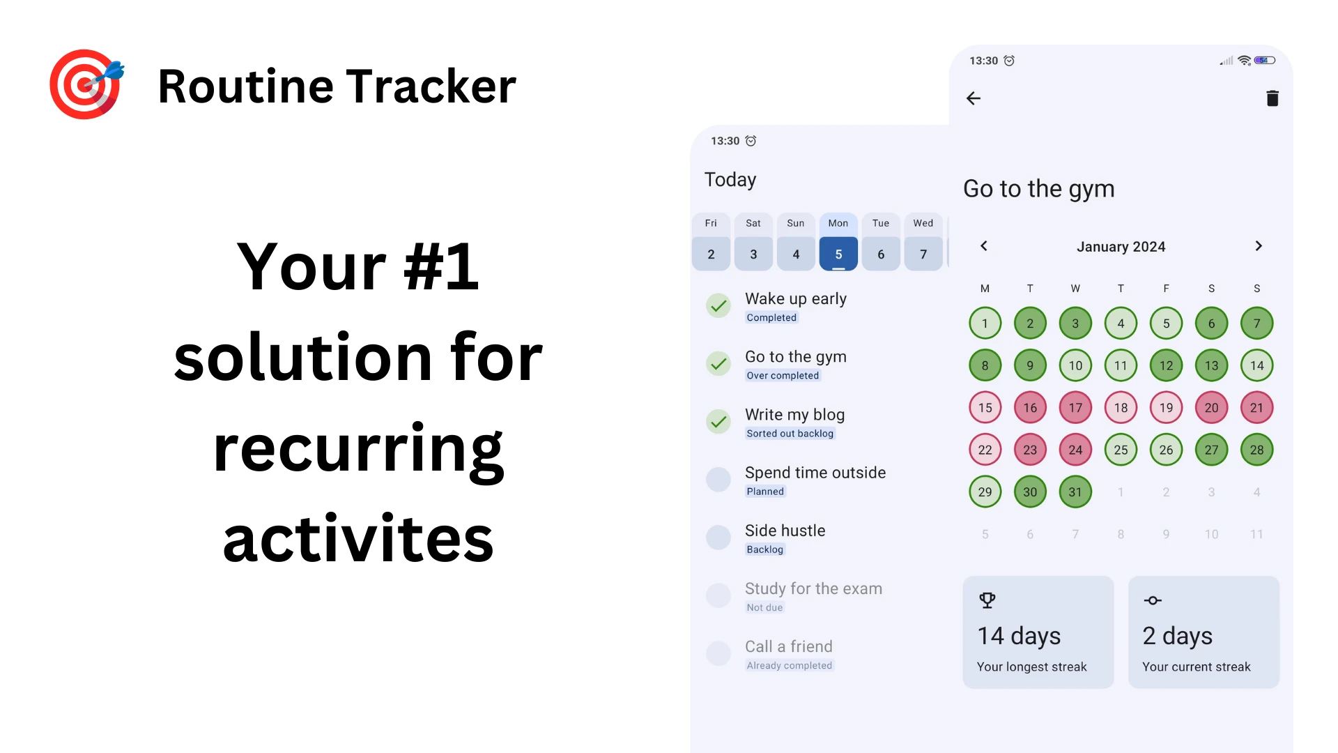 RoutineTracker 主界面