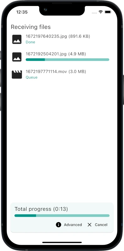 localsend 主界面