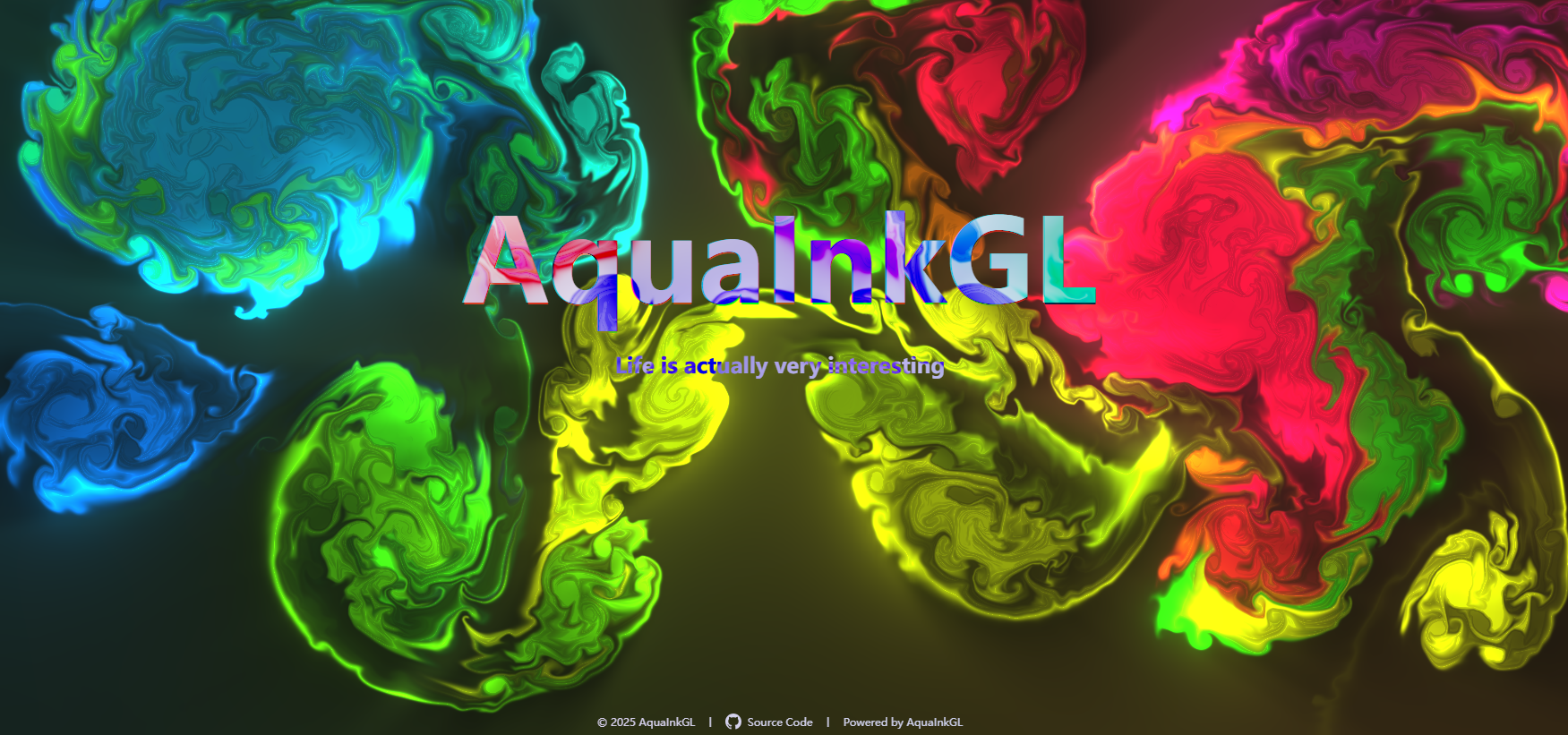 AquaInkGL 主界面