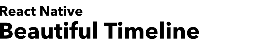 react-native-beautiful-timeline 主界面