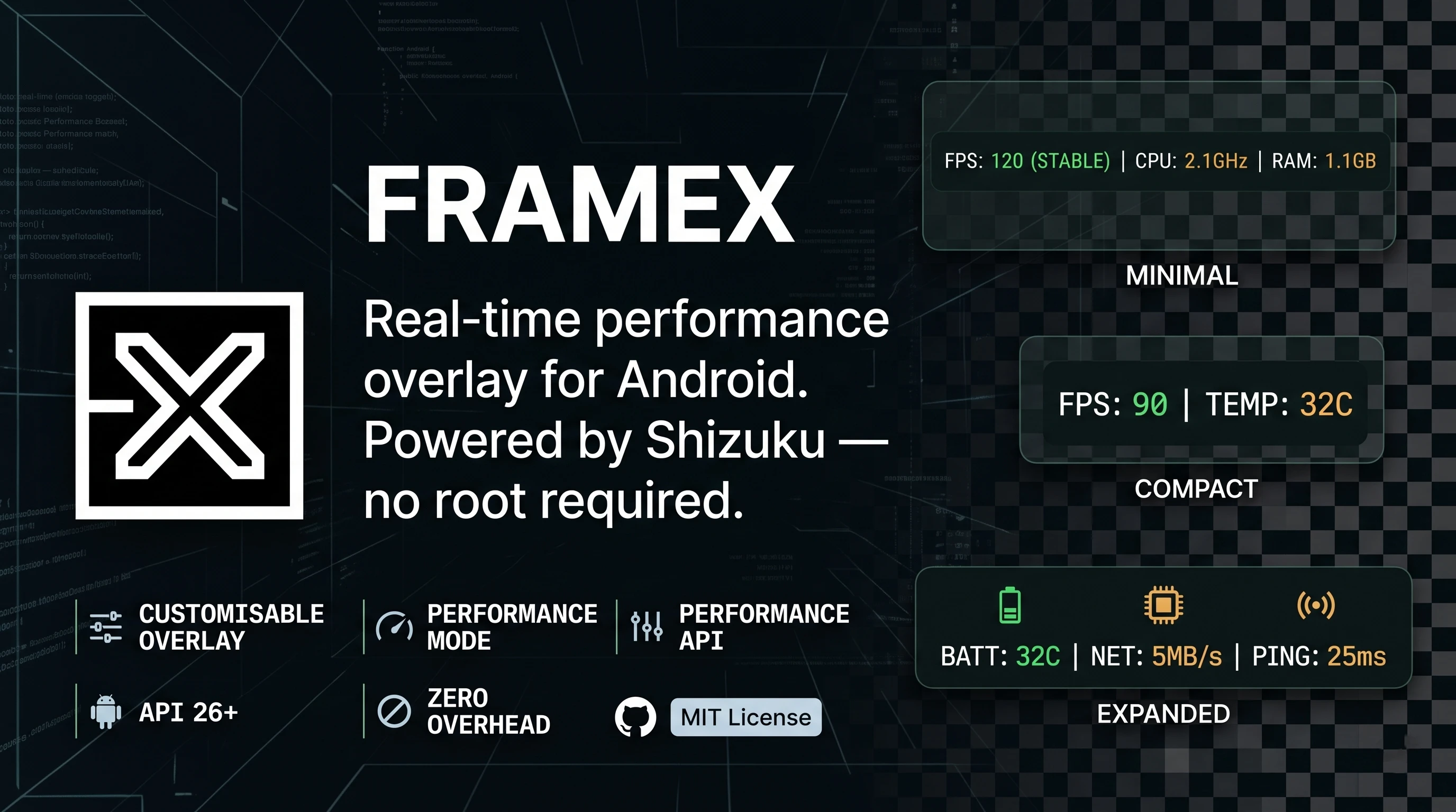 FrameX-Android 主界面